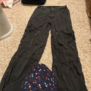 American Eagle Outfitters Charcoal Stretch Pants